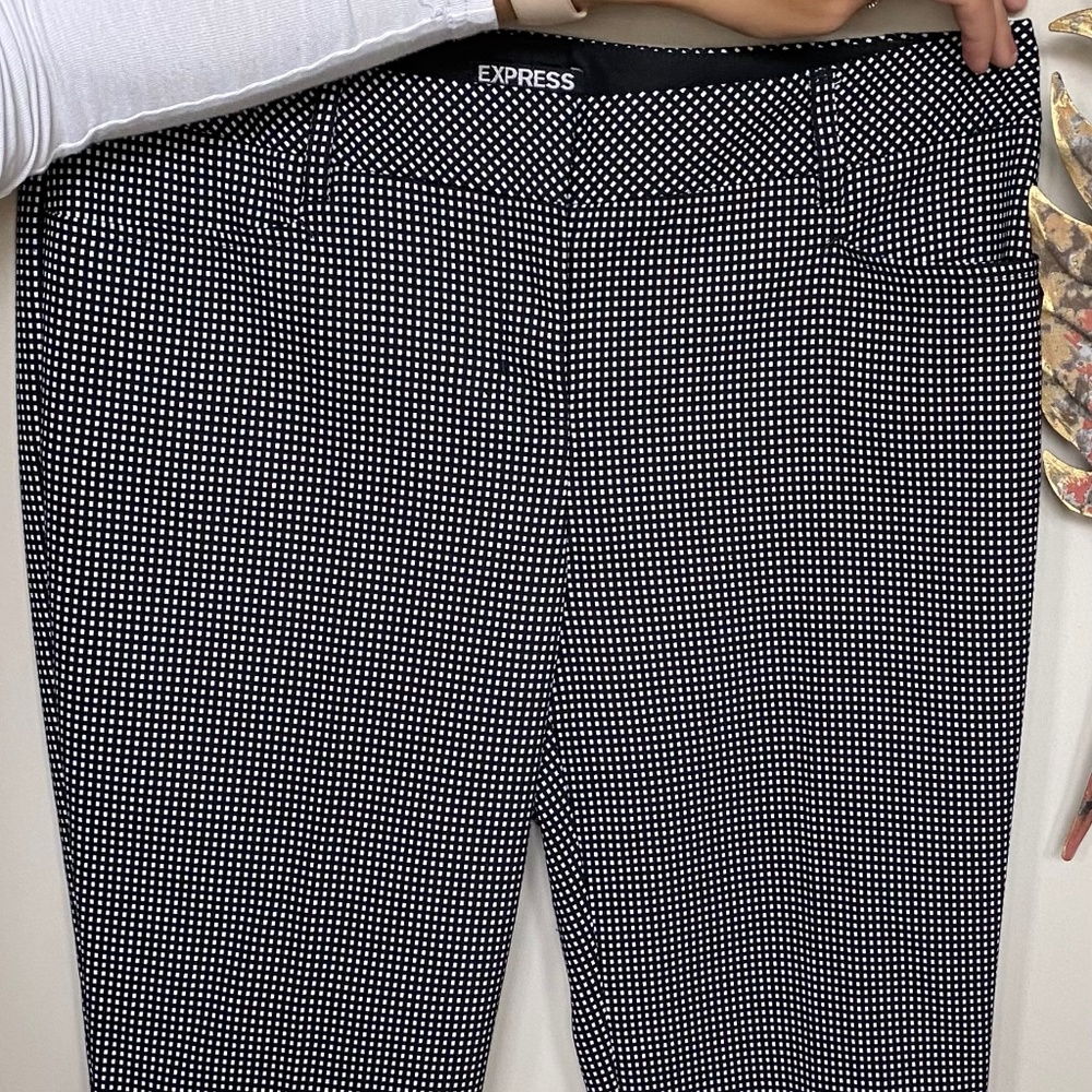 Straight Printed Business Pants